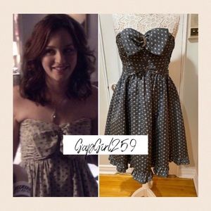 Nanette Lepore strapless dress 6 ASO Gossip Girl Blair Waldorf